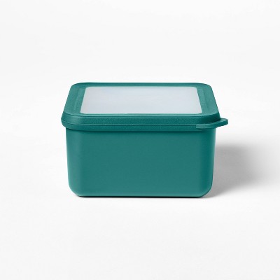 5c Square Food Storage Container Dark Green -Figmint™