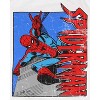 Marvel Spider-Man Men's Spring Into Action Crackle Distressed Adult T-Shirt - 2 of 4