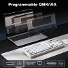 YUNZII IF99 Mechanical Gaming Keyboard with Smart LCD Display White, Gateron Zero - 4 of 4