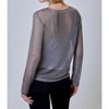 Women's Metallic Long Sleeve Mesh Top - DESIGN HISTORY - 3 of 3
