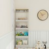 Gulches Antique White 69 in Accent Cabinet with 4 Shelves 5 Hooks and Space Saving Design for Behind Door Storage - 2 of 4