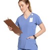 Jockey Women's Mock Wrap Scrub Top - 3 of 4