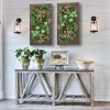 Modern Home Living Wall Galvanized Steel/Zinc Succulent Planter - 4 of 4