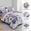 BAGOKIE 7 Pieces Floral Bed in a Bag  Comforter Set for All Season - 4 of 4