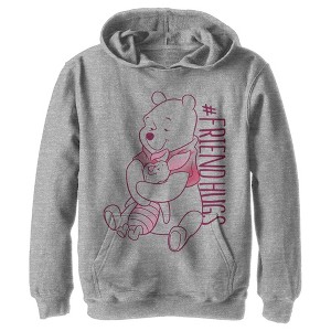 Boy's Winnie the Pooh Friend Hugs Pull Over Hoodie - 1 of 4