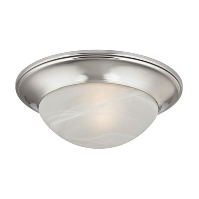Thomas Lighting 1 - Light Flush Mount in  Brushed Nickel