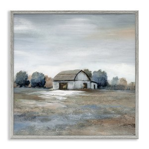 Stupell Industries Countryside Barn Neutral Tones Framed Giclee Art - 1 of 4