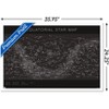 Trends International Astrology - Equatorial Star Map Framed Wall Poster Prints - 3 of 4