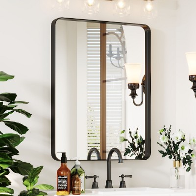 Aluminum Framed Bathroom Mirror