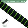 Acekool 20kg 4-in-1 Adjustable Dumbbell Set, Converts to Kettlebell, Barbell & Push-Up Stand, Octagon Weight, Home Gym, Green Black - 4 of 4