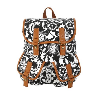 floral pattern backpack