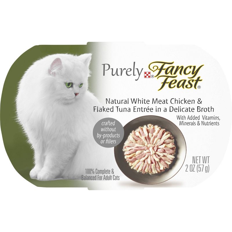 Purina Fancy Feast Natural Flaked Wet Cat Food - 2oz, 1 of 8