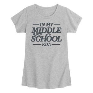 Girls' - Instant Message - In My Middle School Era Fitted Short Sleeve Graphic T-Shirt - 1 of 4