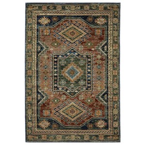 Oriental Weavers Andorra 2442A Blue/ Multi Indoor Area Rug - 1'10" x 3'2" - 1 of 4