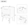 ChicFurnit Bathroom Vanities Bathroom Vanity for Bathroom with Sink Combo Multi-functional Bathroom Cabinet with Drawer, Brown, 24"*18"*33.4" - 3 of 4