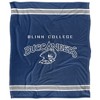 Blinn College Primary Logo Silky Touch Blanket White 50x60 - 2 of 4