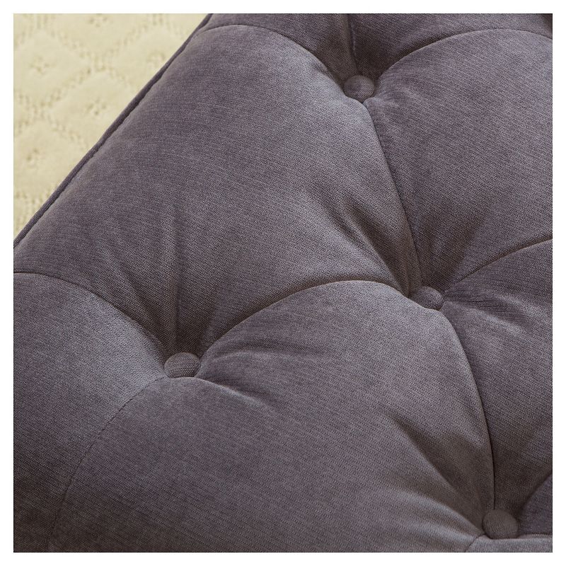 Jeremy Tufted Ottoman Gray - Christopher Knight Home, 4 of 6