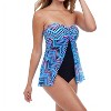 Women's Bandeau Strapless Flyaway One Piece Swimsuit - Profile By Gottex - 3 of 4