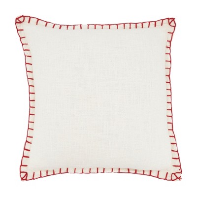 18x18 Square Dublin Throw Pillow Ivory - Vcny : Target