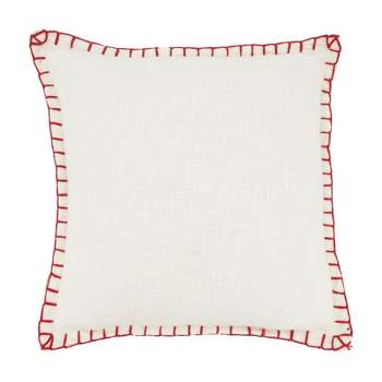 Saro Lifestyle Knit Comfort Chunky Whip Stitch Throw Pillow Cover