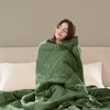 NicBex Twin Microfiber Cooling Throw Blanket for Bed with Satin Trim,Soft Cold Blanket for Bedroom - 2 of 4