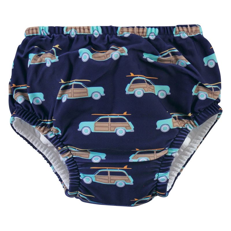 Hudson Baby Infant and Toddler Boy Swim Diapers, Palm Trees, 5 of 6