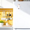 Unique Bargains Decorative Magnets Magnetic Fridge Sticker Irregular Shape Chubby Cute Cat Synthetic Resin 1Pc - 2 of 3