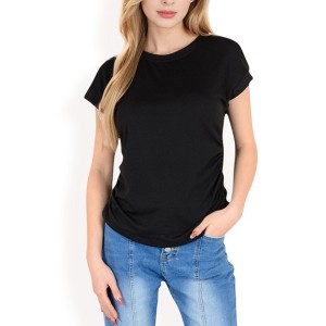 Anna-Kaci Women's Short Sleeve Crew Neck Relaxed Fit Casual Tee - 1 of 4