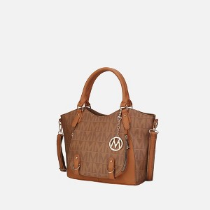 MKF Collection Fula Signature Crossbody Satchel – Vegan Leather Handbag by Mia K - 1 of 4