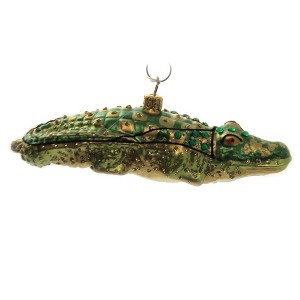 Pinnacle Peak 1.75 In Jeweled Crocodile Semiaquatic Reptiles Tree Ornaments - 1 of 3