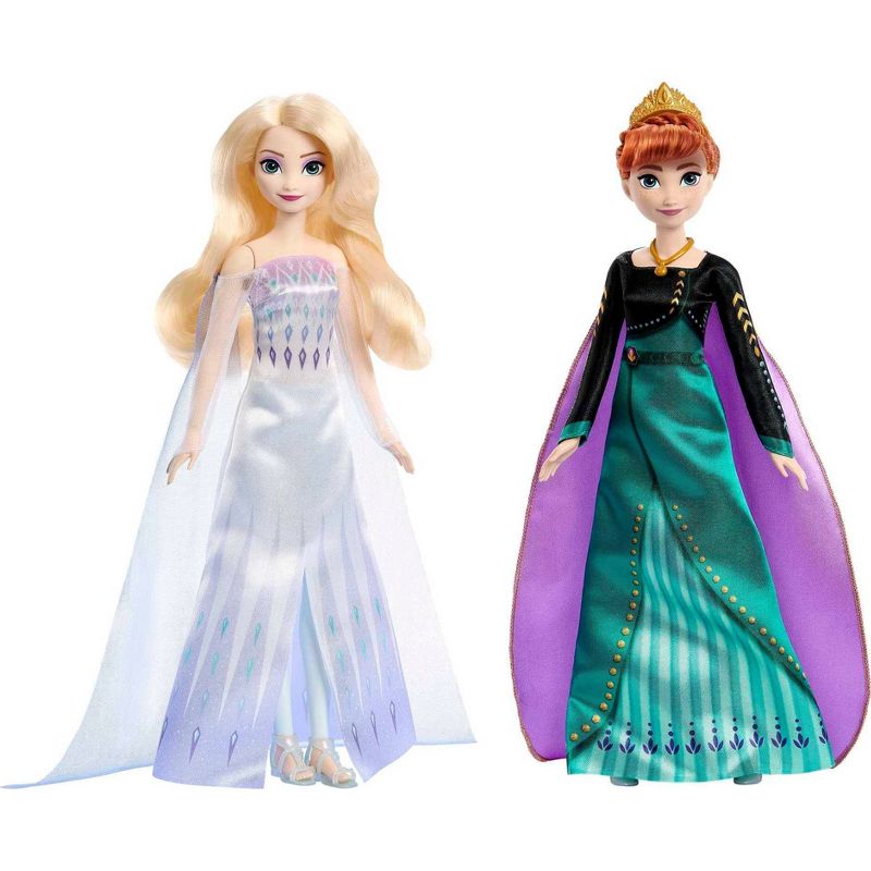 Disney Frozen Queen Anna &#38; Elsa the Snow Queen Fashion Doll 2pk, 2 of 7