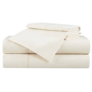 Aston & Arden Linacel Sheet Set (4 Pieces), 2 Pillowcases, 1 Flat Sheet, 1 Fitted Sheet - 1 of 4