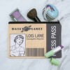 Superman Lois Lane Press Pass Makeup Cosmetic Bag Organizer Pouch - 2 of 4