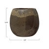 Storied Home Stoneware Planter, Brown and Caramel Reactive Glaze - 2 of 2