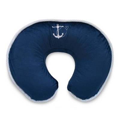 Boppy Luxe Feeding and Infant Support Pillow - Nautical Navy