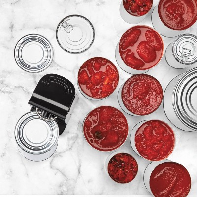 Black Electric Side-Cut Can Opener with Magnet
