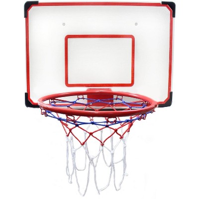 Indoor/Outdoor XL Big Basketball Hoop Set - 27" x 18" Backboard + 15" Rim