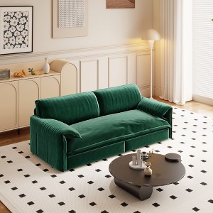 NicBex 66"/73" Pull-Out Sofa Bed with Side Storage,3-in-1 Convertible Velvet Couch Bed,Multi-Functional Queen Sleeper Sofa for Living Room,Bedroom - 1 of 4