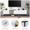 Modern TV Stand for 80'' TV with 3 Doors, Media Console Table, Entertainment Center with Large Storage Cabinet for Living Room, Bedroom - 3 of 4