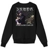 Ghost In The Shell Stand Alone Complex Motoko Kusanagi & Batou Crew Neck Long Sleeve Black Adult Sweatshirt - 2 of 4