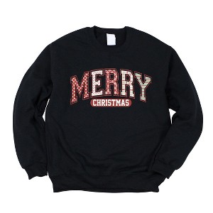 Simply Sage Market Women's Graphic Sweatshirt Merry Christmas Varsity - 1 of 4