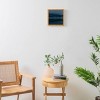 Deny Designs Hannah Kemp Blue Hour Lake Reflection Framed Wall Art Bamboo - 2 of 3