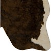 HomeStock FAUX COW HIDE MINI EX BRINDLE, Tufted and Printed, Transitional - 3 of 4