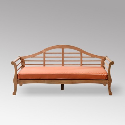 Lutyens Teak Daybed - Orange - Cambridge Casual