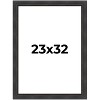 PosterPalooza | Photo Size Traditional Black Picture Frame - UV Acrylic, Foam Board Backing, Hanging Hardware - 2 of 4
