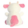 Aurora Medium Party Sized Belle Strawberry Cow Palm Pals Adorable Stuffed Animal Pink 12" - 4 of 4