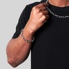 West Coast Jewelry Men's Beveled Edge Large Nautical Oval Link Chain Bracelet - 3 of 4