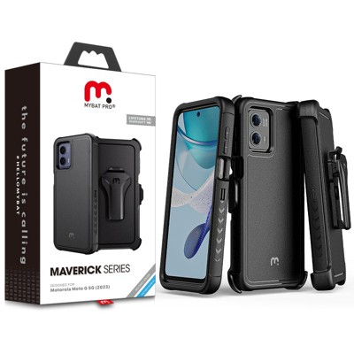 MyBat Pro Maverick Series Case w/ Holster for Motorola Moto G 5G (2023)