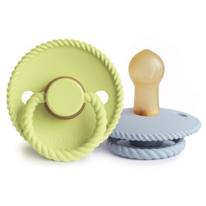 FRIGG Rope Natural Rubber Pacifier 2-Pack - 1 of 4