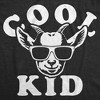 Cool Kid Goat Baby Bodysuit Funny Sarcastic Animal Graphic Novelty Jumper For Infants - Crazy Dog Baby Bodysuit for Animal Lovers - 2 of 4